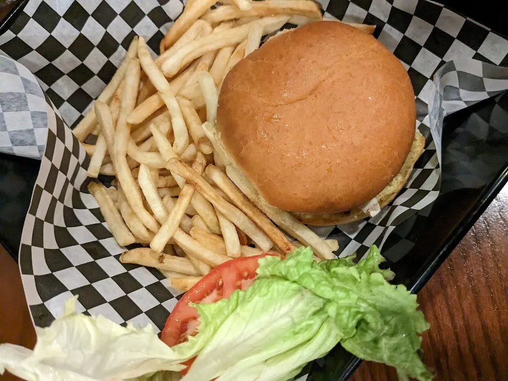 Hamburger and Fries